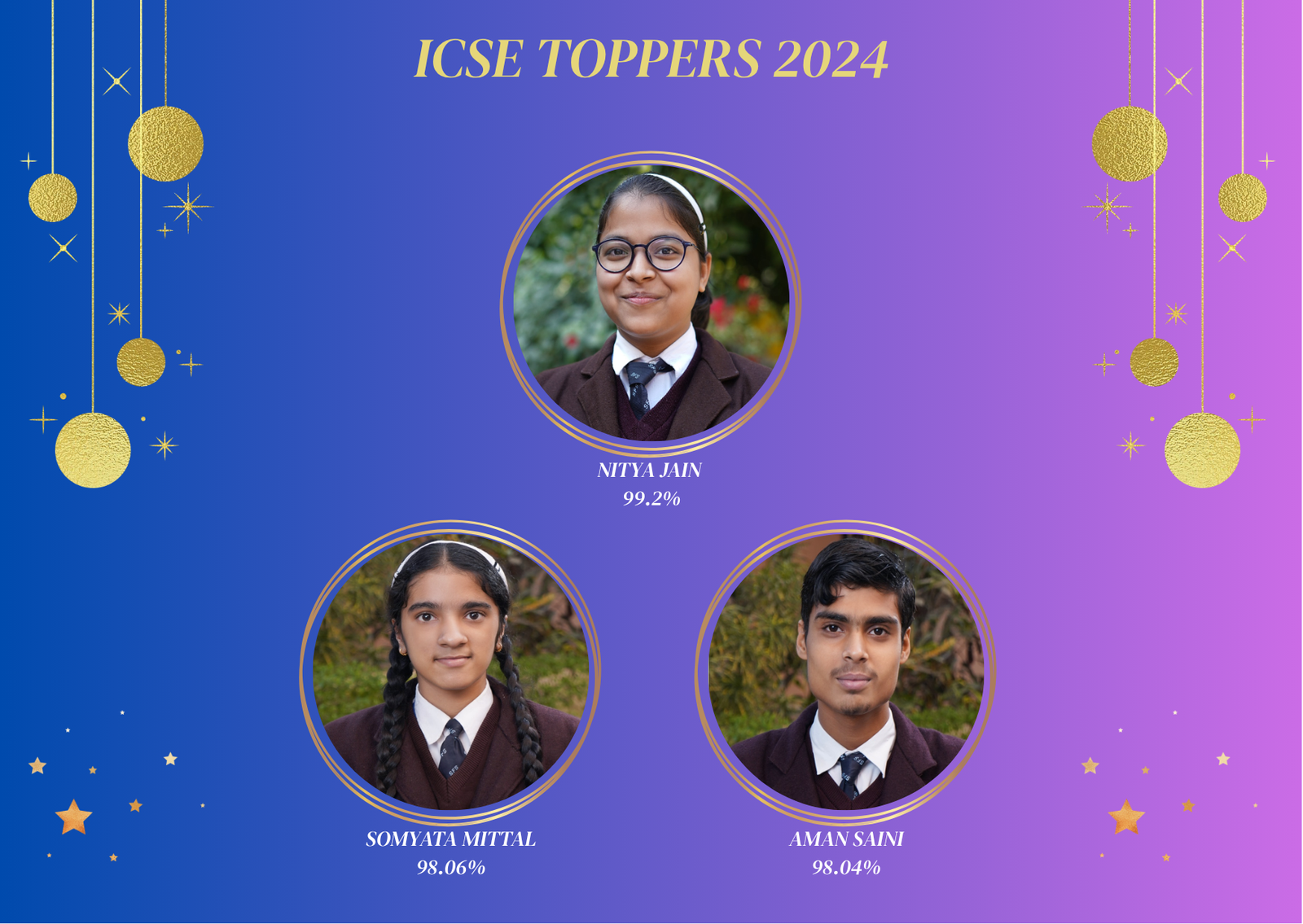 ICSE TOPPERS 2024